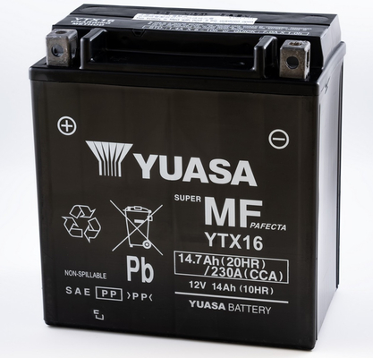 Baterie moto 15ah 230a 12v YUASA YTX16