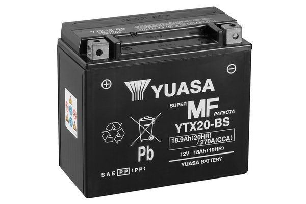 Baterie moto 19ah 270a 12v YUASA YTX20-BS