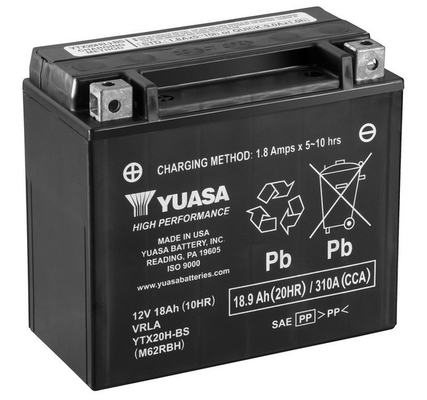 Baterie moto 19ah 310a 12v YUASA YTX20H-BS
