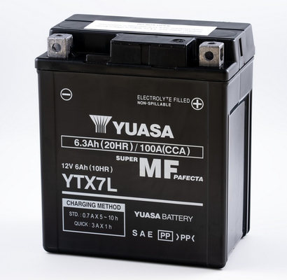 Baterie moto 6ah 100a 12v YUASA YTX7L