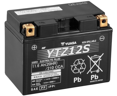 Baterie moto 12ah 210a 12v YUASA YTZ12S