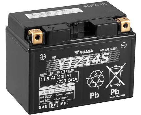 Baterie moto 12ah 230a 12v YUASA YTZ14S